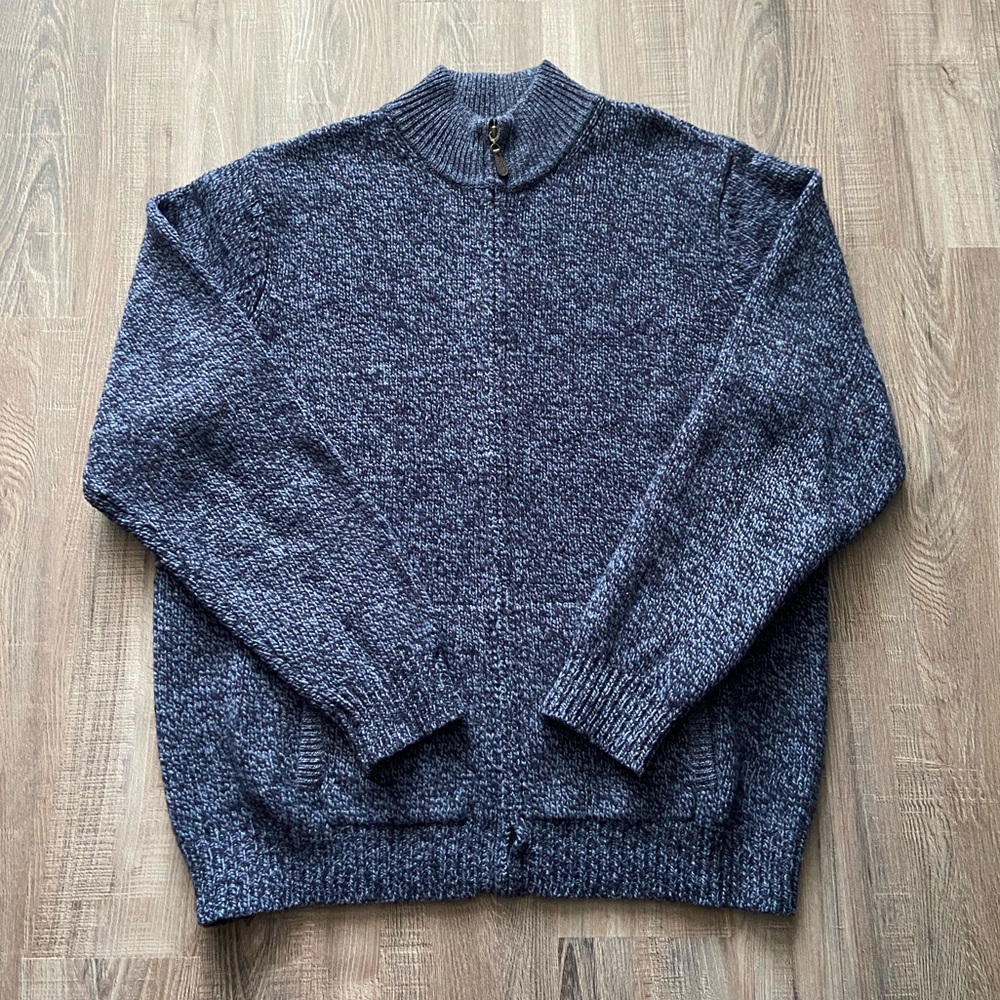 Mens L.L.Bean Zip-Up Sweater
